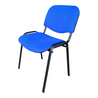 Chaise visiteur bleue et...