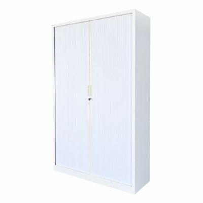 Armoire haute blanche à...