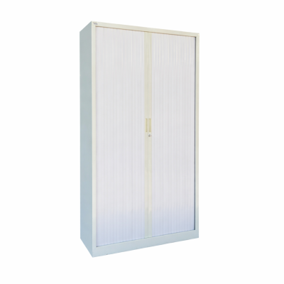 Armoire haute blanche à...