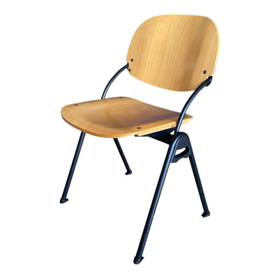 Chaise empilable en bois,...