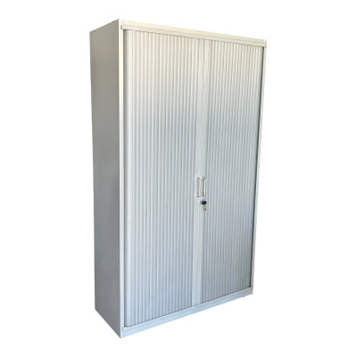 Armoire haute grise à...