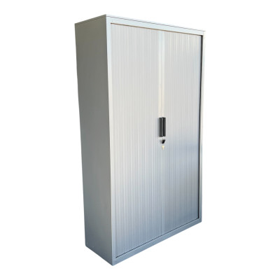 Armoire haute grise à...