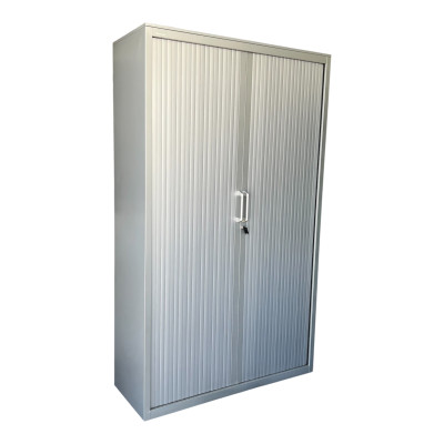 Armoire haute grise à...