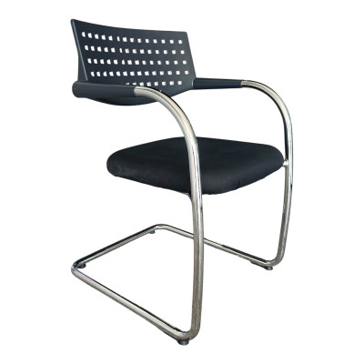 Chaise visiteur assise noir...