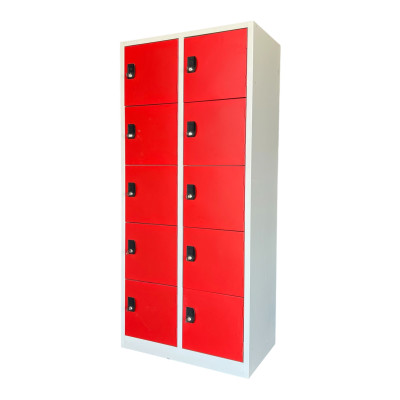 Vestiaire métallique rouge...