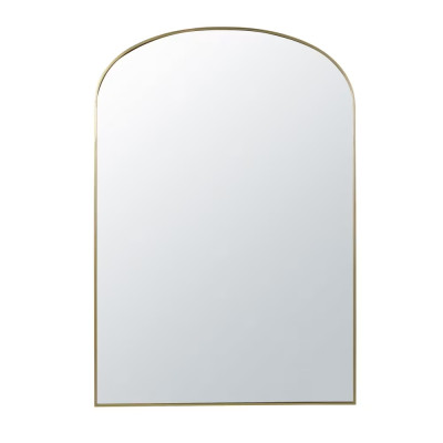 Grand miroir arche en acier...