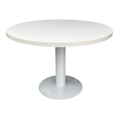 Table ronde blanche pieds...