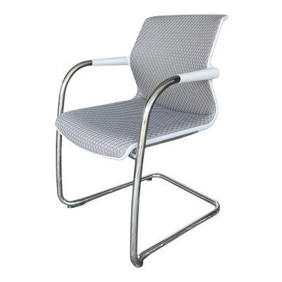 Chaise visiteur grise Vitra...